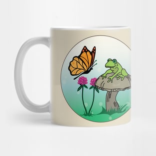 Frog and Butterfly Mug